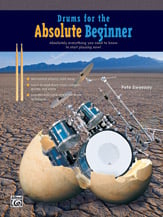 DRUMS FOR THE ABSOLUTE BEGINNER-BK cover